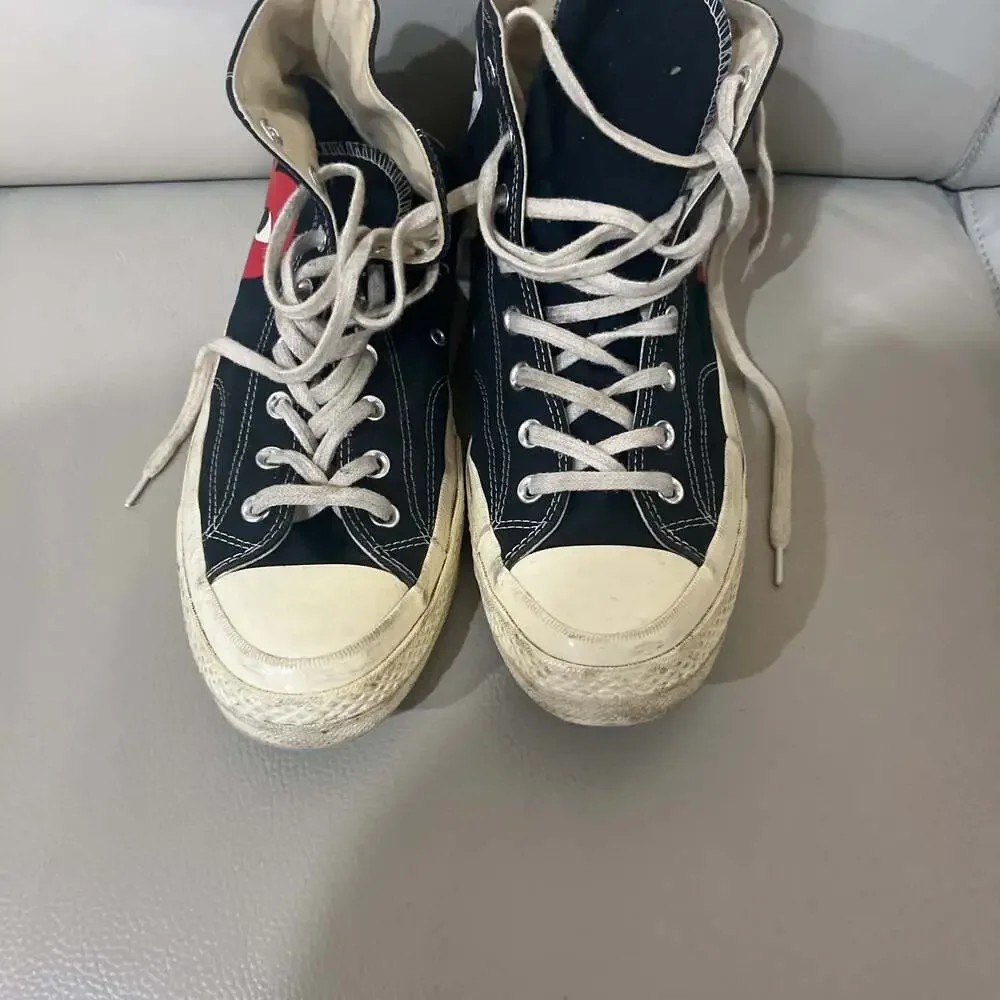 Converse x Comme des Garcons Play Chuck Taylor All-Star 70 High-Top Sneakers - Picture 2 of 5